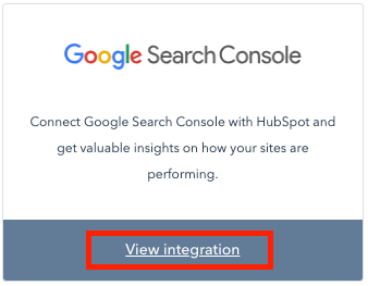 connect-hubspot-google-search-console